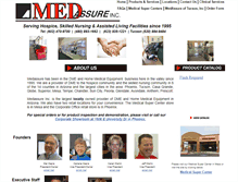 Tablet Screenshot of medassureinc.com